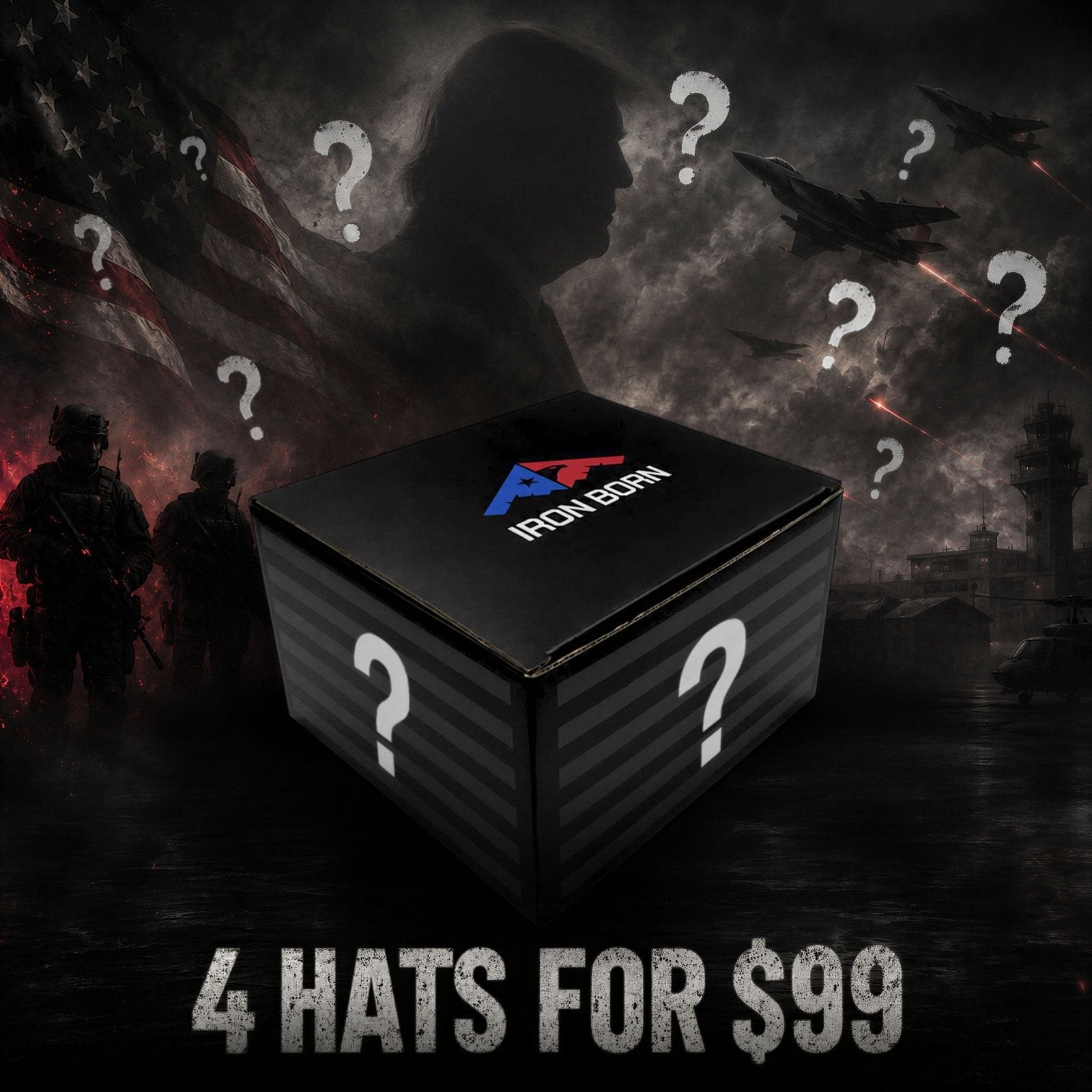 4 HAT MYSTERY BOX - Iron Born